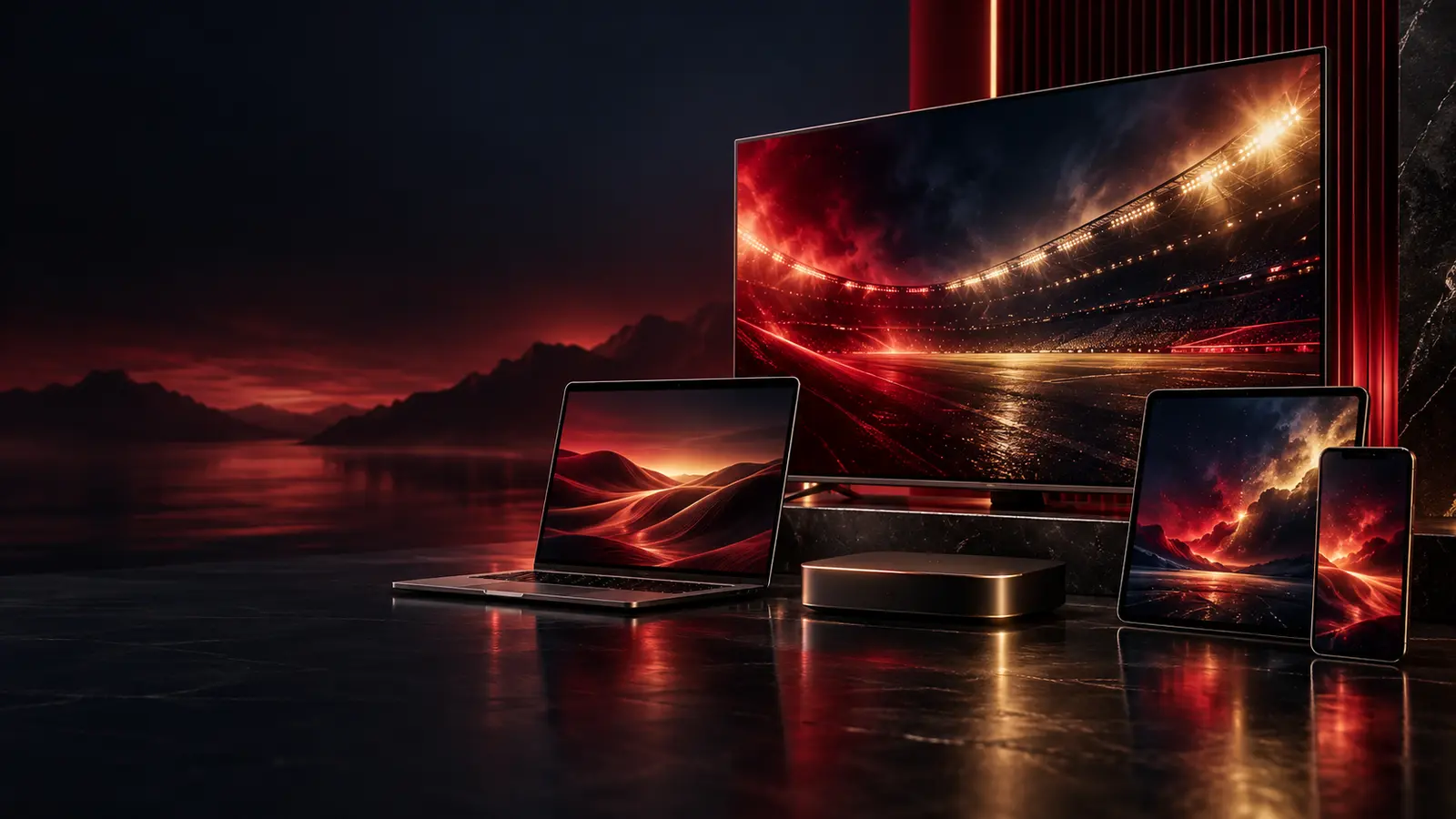 Atlas Pro 9X sur Smart TV, ordinateur, tablette et smartphone